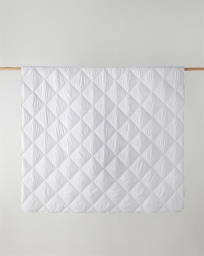  Юрган, Двоен, Siesta, Микрофибърен, Бяло, 195 X 215 Cm