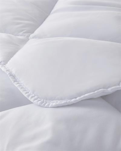  Юрган, Двоен, Siesta, Микрофибърен, Бяло, 195 X 215 Cm