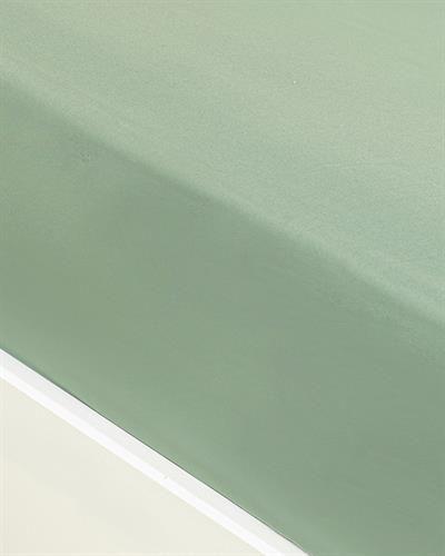 Прав Чаршафи Small Single, Памучен, Тъмно Зелено, 140 X 200 Cm