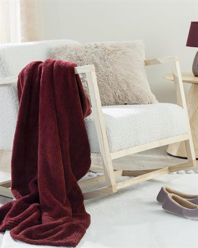 Тв Одеало,Softy  Wellsoft, 120 X 170 Cm, Бордо Червено