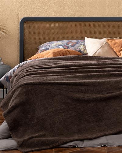 Одеало Двоен Размер, Softy Wellsoft, 200 X 220 Cm, Шоколад