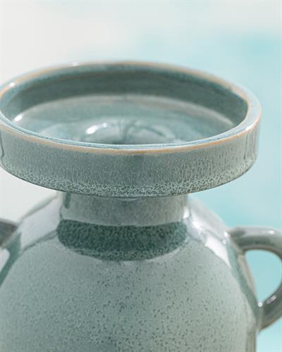 Ваза Stoneware, Селедон, 17,5 X 11,5 X 19 Cm