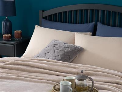 Одеало, Единичен Размер, Super Soft, 150 X 200 Cm, Слонова Кост