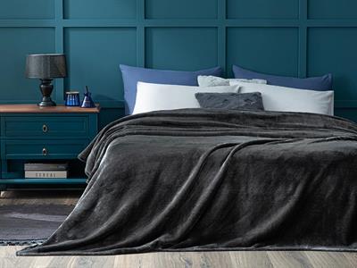 Одеало Единичен Размер, Super Soft, Антрацит, 150 X 200 Cm