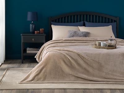 Одеало, Двоен Размер, Super Soft, 200 X 220 Cm, Слонова Кост