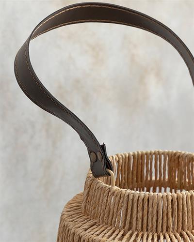 Abbie Lantern 30 cm Brown