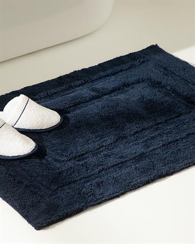 Adela Cottony Bathroom Mat 60x90 cm Dark Blue