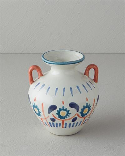 Adelia Ваза Каменна керамика 15x15x18 см Многоцветен