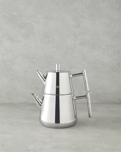 Aden Steel Tea Pot Silver