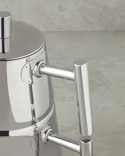 Aden Steel Tea Pot Silver