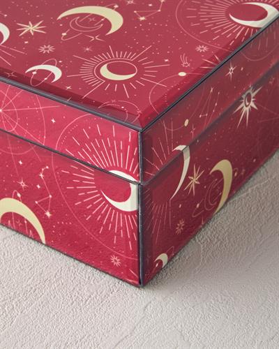 Adolfo Декоративна Кутия 21x13x8,5 cm Бордо