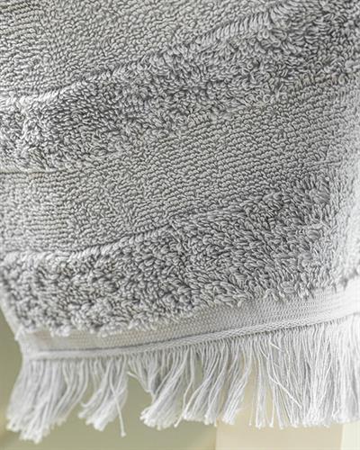 Adorn Кърпа За Ръце С пискюли Памучен 30x40 см Сив