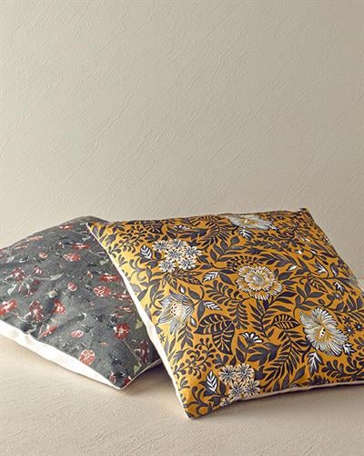 Adra Toss Pillow Cover 45x45 cm Mustard