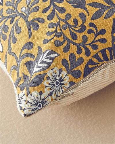 Adra Toss Pillow Cover 45x45 cm Mustard