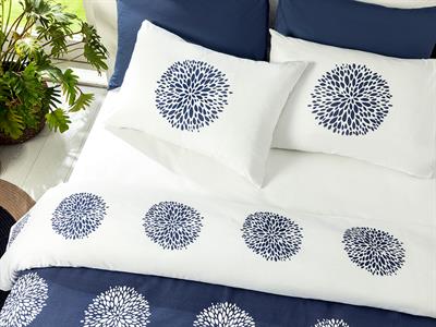 Agapanthus СПАЛНО БЕЛЬО КОМПЛЕ Двоен Памучен 200x220 cm Dark Blue