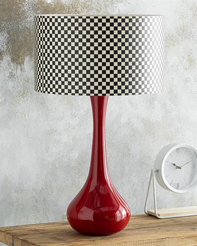 Agatha Абажур 35x59 см Червен