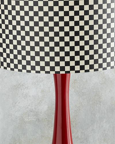 Agatha Абажур 35x59 см Червен