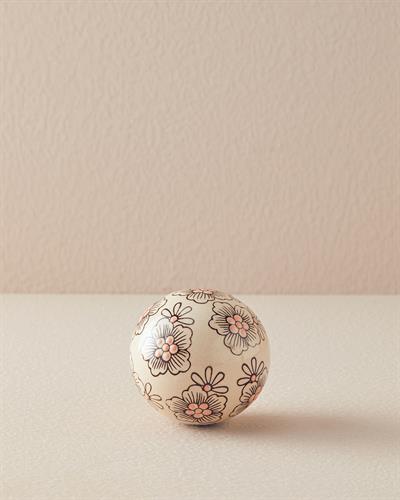 Albıno Декоративен Предмет Порцелан 8 см Кремав