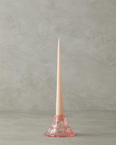 Alesa Свещник Стъкло 6 см Оранжев