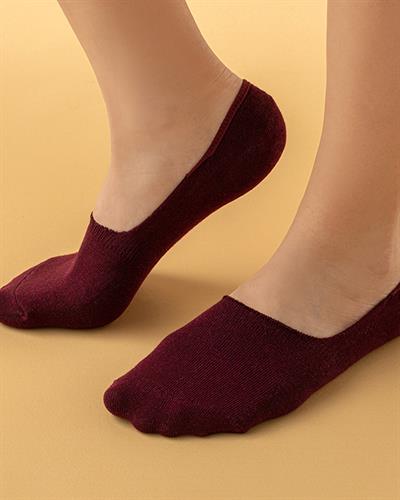 Aleson Чорапи Бабет Дамски 5 Бр., Памучен, Сиво-Бордо, 36-40