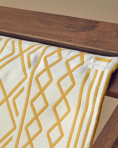 Alessa Шезлонг Дървен 60x120 см Бял