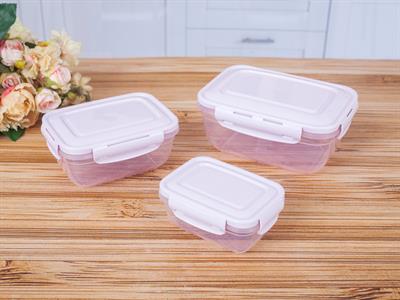 Alessandra КУТИЯ ЗА СЪХРАНЕНИЕ 3 бр. Пластмасов 0,4 - 0,8 - 1,4 L Lilac.