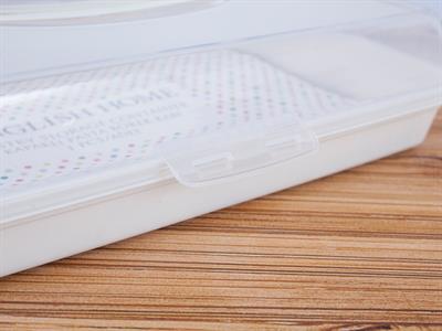 Alessandra КУТИЯ ЗА СЪХРАНЕНИЕ Паста-баница Пластмасов 45x30 cm Beige