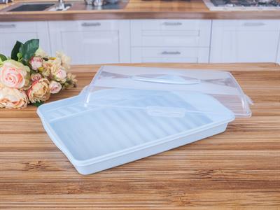 Alessandra КУТИЯ ЗА СЪХРАНЕНИЕ Паста-баница Пластмасов 45x30 cm Blue.