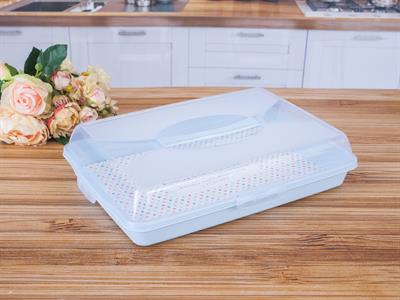 Alessandra КУТИЯ ЗА СЪХРАНЕНИЕ Паста-баница Пластмасов 45x30 cm Blue.