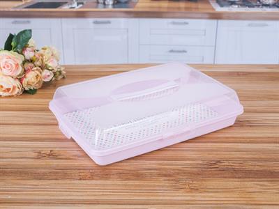 Alessandra КУТИЯ ЗА СЪХРАНЕНИЕ Паста-баница Пластмасов 45x30 cm Lilac.