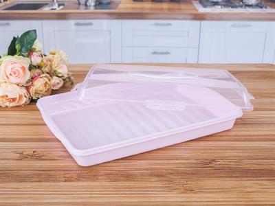 Alessandra КУТИЯ ЗА СЪХРАНЕНИЕ Паста-баница Пластмасов 45x30 cm Lilac.