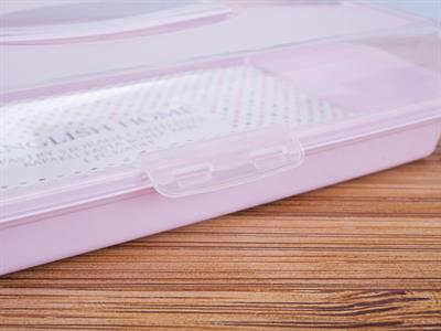 Alessandra КУТИЯ ЗА СЪХРАНЕНИЕ Паста-баница Пластмасов 45x30 cm Lilac.