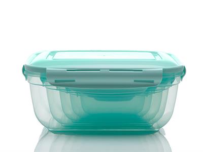 Alessandra КУТИЯ ЗА СЪХРАНЕНИЕ 5 бр. Пластмасов 0,4 - 0,8 - 1,4 - 2,3 - 4,0 L Mint