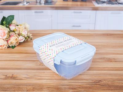 Alessandra КУТИЯ ЗА СЪХРАНЕНИЕ 5 бр. Пластмасов 0,4 - 0,8 - 1,4 - 2,3 - 4,0 L Blue.