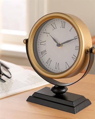 Alexa Часовник За Маса Златисто, 21 X 23 X 8.5Cm