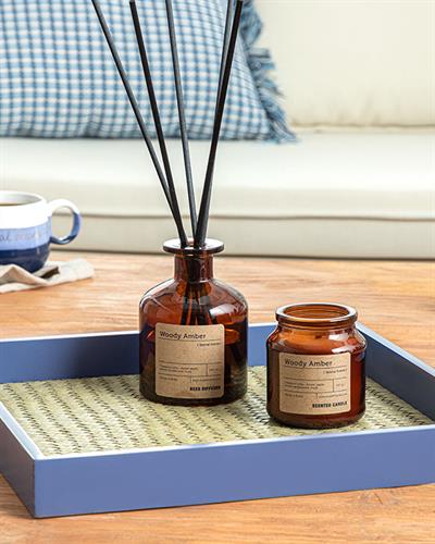 Alexa Декоративна Табла Тъмно Синьо, 32 X 32 X 4 Cm