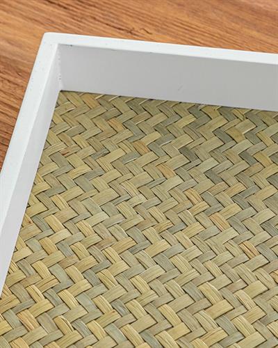 Alexa Декоративна Табла Бяло, 32 X 32 X 4 Cm