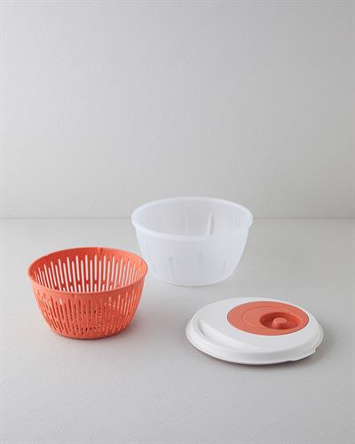 Alexı Кухненски Прибори Центрофуга За Салата Пластмаса 25,6x25,6x14,2 см Оранжев