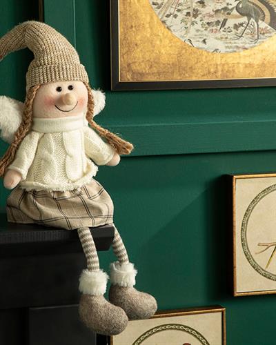 Alfred Декоративен Предмет Светлокафяво., 18X8X55 Cm