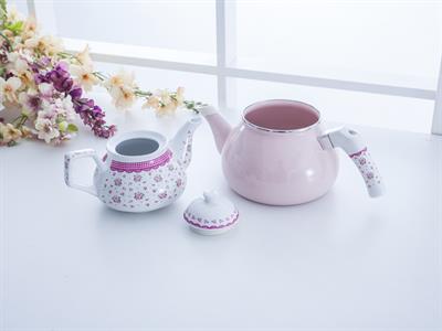 Alıcıa ЧАЙНИК Емайлиран 2L Pink