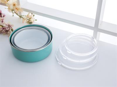 Alıcıa КУТИЯ ЗА СЪХРАНЕНИЕ 3 бр. Емайлиран 14 - 16 - 18 cm Mint