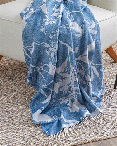 Alita Chair Shawl 130x170 cm Dark Blue