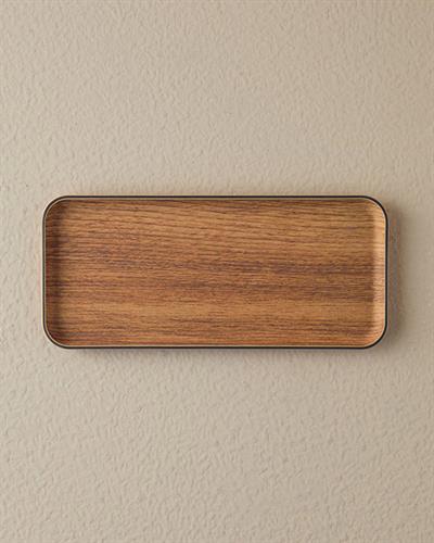 Alıta Плато За Предястия Вид на дърво Пластмаса 24x10,8 см Светлокафяв