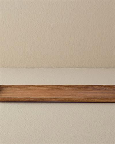 Alıta Плато За Предястия Вид на дърво Пластмаса 36,5x13,3 см Светлокафяв