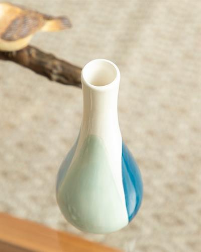 Alita Ваза Синьо, 7 X 7 X 17 Cm