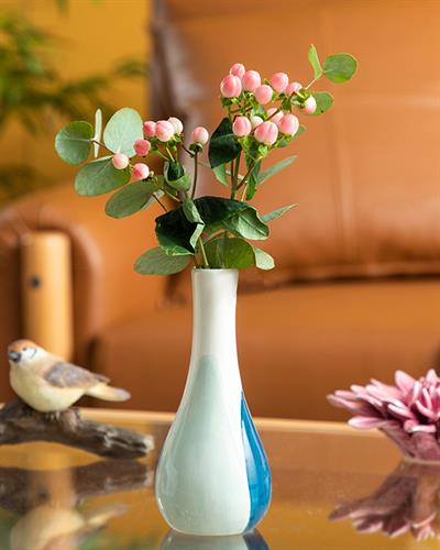 Alita Ваза Синьо, 7 X 7 X 17 Cm