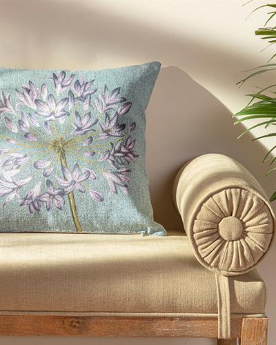 Alıum Декоративна Възглавница Гоблен 45x45 см Виолетов - Син