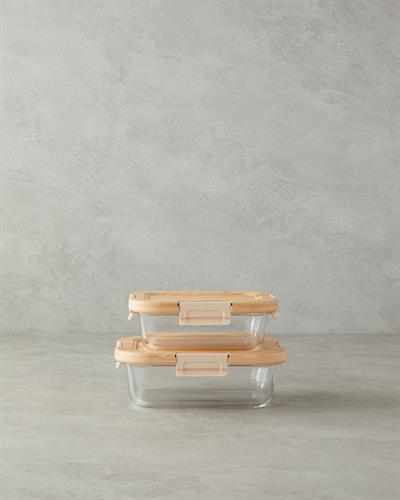 All Fresh Кутия За Съхранение Правоъгълен Стъкло 1050 мл Прозрачен