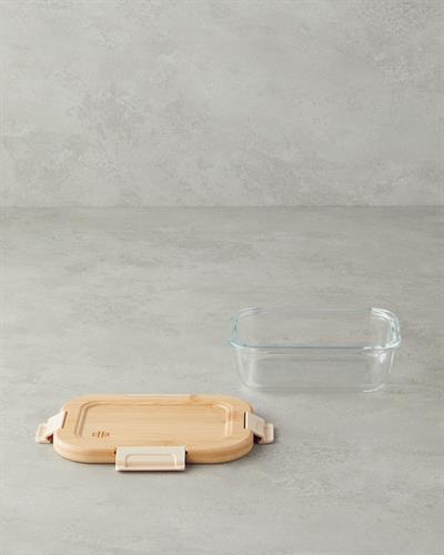 All Fresh Кутия За Съхранение Правоъгълен Стъкло 640 мл Прозрачен