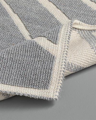 Allison Килим Памучен, Сиво, 80 X 150 Cm